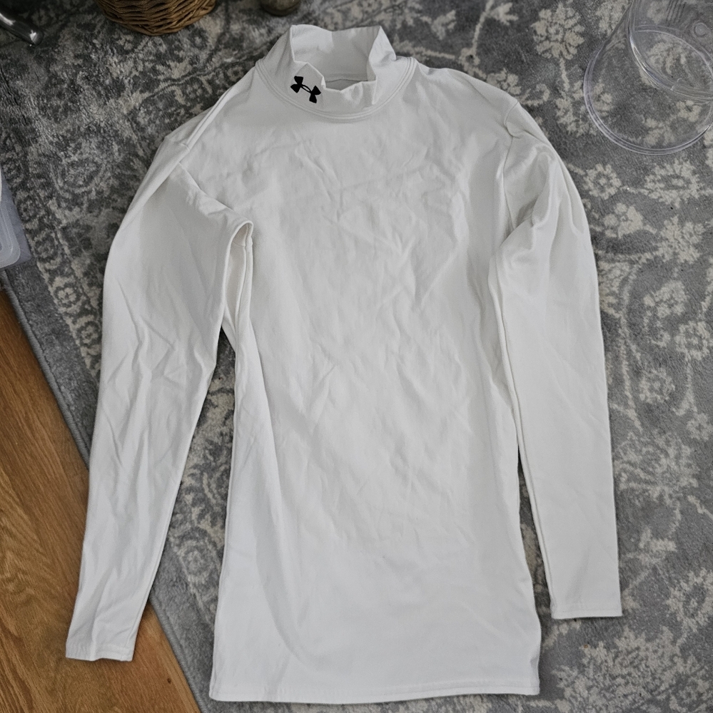 Under Armour White Long Sleeve Shirt
